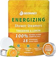 SEONNIX Shower Steamers Aromatherapy 15 Pack, Tangerine & Lemon — image 1