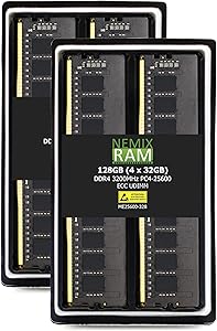 NEMIX RAM 128GB DDR4 3200MHz ECC Unbuffered UDIMM Review