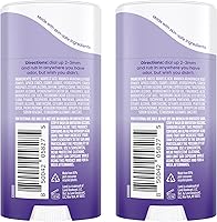 Lume Whole Body Deodorant Invisible Cream Stick, Soft Powder, 2.2oz (Pack of 2) — image 2