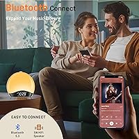 JALL K2 Wake Up Light Sunrise Alarm Clock — image 5