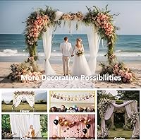 LMEBE Gold Square Backdrop Stand 6.6x3.3 FT — image 7