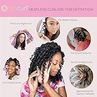 Octocurl Heatless Hair Curler - Satin Pink — image 4