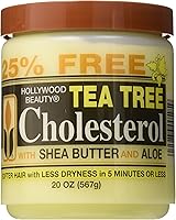 Hollywood Beauty Tea Tree Cholesterol with Shea Butter & Aloe, 20 Oz — image 1