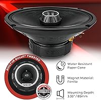 DS18 PRO-ZT69 6x9-Inch Midrange Speaker with Built-In Bullet Tweeter — image 3
