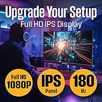 Westinghouse 27-Inch Flat Gaming Monitor, 180Hz, 1ms, AMD FreeSync — image 2