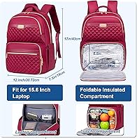 Weitars Insulated Lunch Backpack with Cooler for 15.6-inch Laptop — image 5