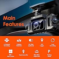 Rexing R4 4-Channel Dash Cam — image 2