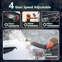 DEGGE CAD08-OR-BR 10000mAh Electric Air Duster — image 4