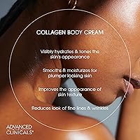 Advanced Clinicals Collagen Body Oil + Collagen Cream Body Lotion & Face Cream Set — image 6