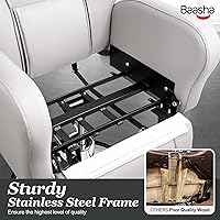 Baasha Barber Chair, Gray — image 4