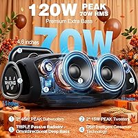 W-KING X10 Portable Bluetooth Speaker — image 2