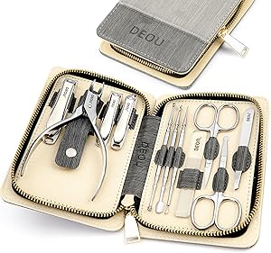 DEOU Manicure Set Nail Clippers Kit Gray Review