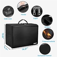 ENGPOW Fireproof Photo Storage Box with Lock — image 3