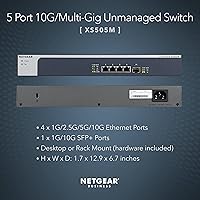 NETGEAR XS505M 5-Port 10G Multi-Gigabit Ethernet Unmanaged Switch — image 2