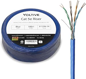 Voltive Cat5e Riser Ethernet Cable 100ft Review