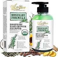 OilnGlow USDA Organic Rosemary Hair Growth Shampoo 10 Fl. Oz — image 1