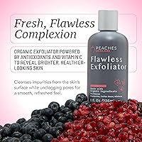 Peaches Vegan Face Exfoliator Scrub 8 oz — image 2