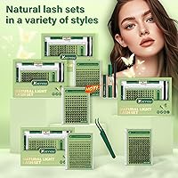 KEYYOU Natural Lash Clusters Kit 144Pcs D Curl 8-18MIX — image 6