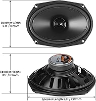 BOSS Audio Systems BRS69 6 x 9 Inch Replacement Car Door Speaker — image 5
