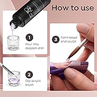 Tones Professional EMA Monomer Acrylic Nail Liquid 8 Fl Oz — image 7