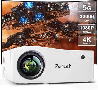 Pericat PT01 5G WiFi Bluetooth Projector