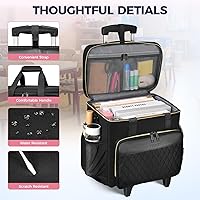 Ytonet Rolling Teacher Bag 15.6-Inch with Detachable Dolly & File Tote — image 7