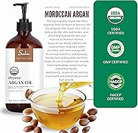 Sulu Organics 100% Pure Organic Cold Pressed Unrefined Virgin Moroccan Argan Oil 8oz — image 2