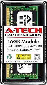 A-Tech 16GB DDR4 3200MHz SODIMM Laptop RAM Review