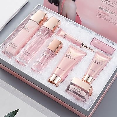 OKADY 8-in-1 Skincare & Makeup Gift Set