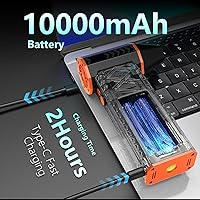 DEGGE CAD08-OR-BR 10000mAh Electric Air Duster — image 3