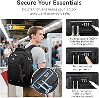 CROSSGEAR Large Travel Laptop Backpack 17.3″ — image 2