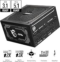 MSI MAG A1000GL PCIE5 1000W Power Supply — image 2