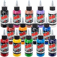 MOM'S Tattoo Ink 14 Bottle Color Kit 0.5oz — image 1
