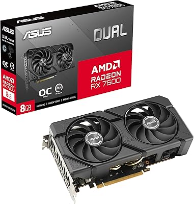 ASUS Dual Radeon RX 7600 EVO OC Edition 8GB GDDR6