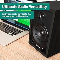 Electrohome McKinley 2.0 Stereo Powered Bookshelf Speakers — image 3