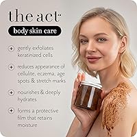 THE ACT Coffee Body Scrub with Salt & Cocoa – 10.58 oz — image 3