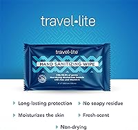 Travel Lite Alcohol-Free Hand Wipes with Aloe Vera and Vitamin E, 200ct — image 3
