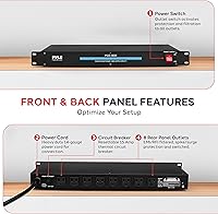 Pyle-Pro PCO800 1800W Rack Mount Power Conditioner — image 3