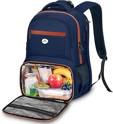 MATEIN Work Backpack with Lunch Compartment