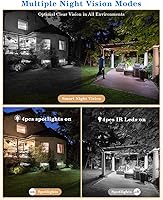 ZHXINSD Dual Lens 2K+2K Security Camera System 10CH Kit with 12.5″ LCD Monitor, 1TB HDD — image 6