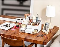 Cq Acrylic White Makeup Organizer with Drawers — image 9