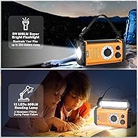 AXYEBI 48100mWh Crank Emergency Weather Radio — image 5