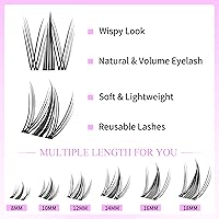 VEYESBEAUTY Lash Clusters Kit Manga Lash 8-18mm Mixed Length — image 3