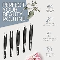 Tweezer Guru Stainless Steel 5-Piece Tweezer Set — image 2