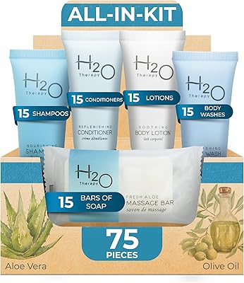 H2O Therapy Hotel Soaps & Toiletries Bulk Set