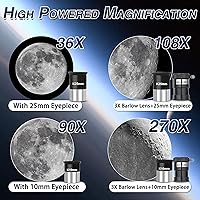 Hawkko 90mm 900mm Astronomical Refractor Telescope — image 3