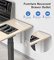 VILONG Drawer Outlet with 4 PD 30W USB Ports & 2 AC Outlets — image 2