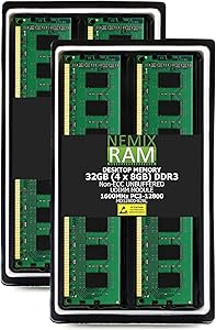 NEMIX RAM 32GB (4x8GB) DDR3 1600MHz PC3-12800 Desktop Memory Kit Review