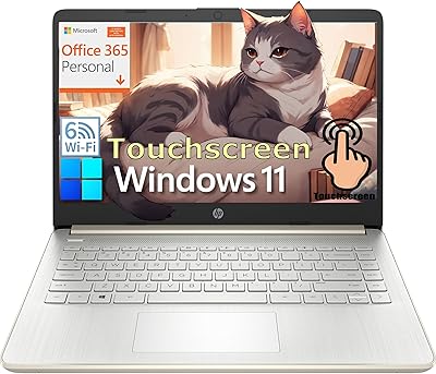 HP 14 Laptop, Intel Celeron N4500, 4GB RAM, 64GB eMMC, 14-inch Display