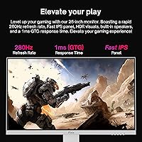 Pixio PX259 Prime White 25-inch 280Hz Gaming Monitor — image 2